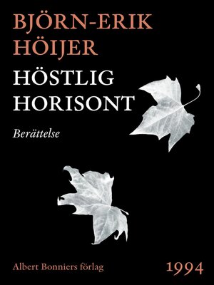 cover image of Höstlig horisont
